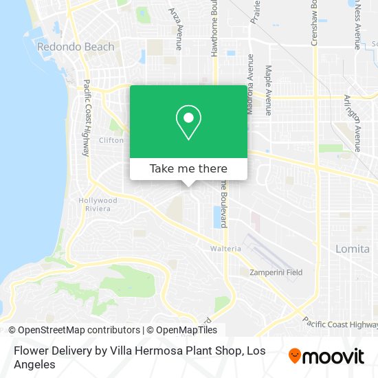 Flower Delivery by Villa Hermosa Plant Shop map