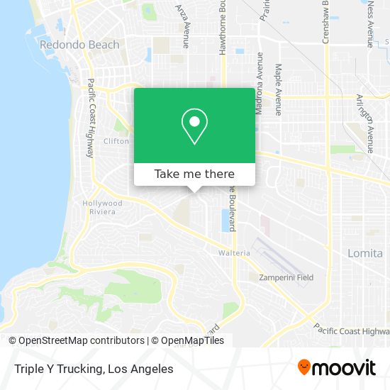 Triple Y Trucking map