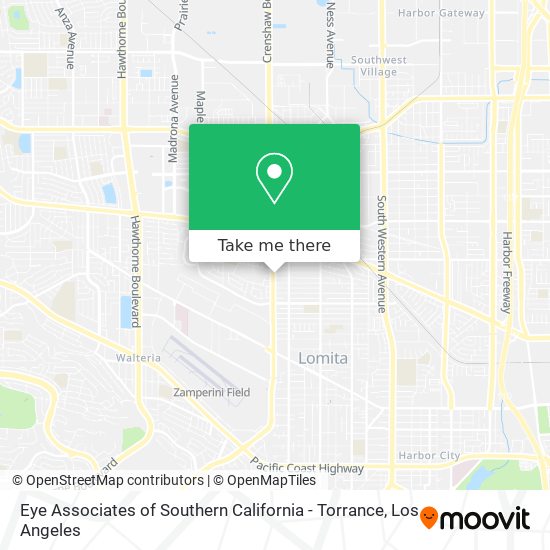 Eye Associates of Southern California - Torrance map