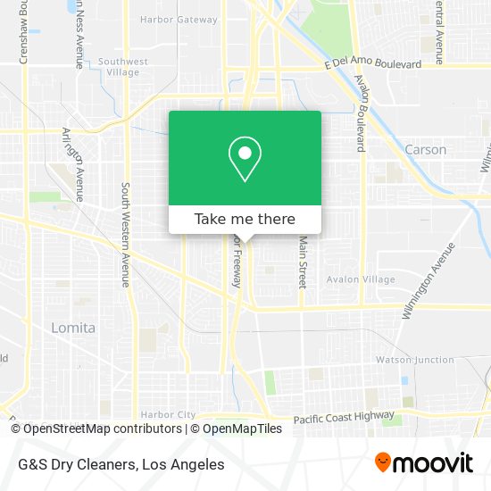 G&S Dry Cleaners map