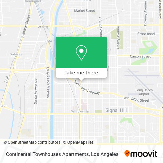 Mapa de Continental Townhouses Apartments