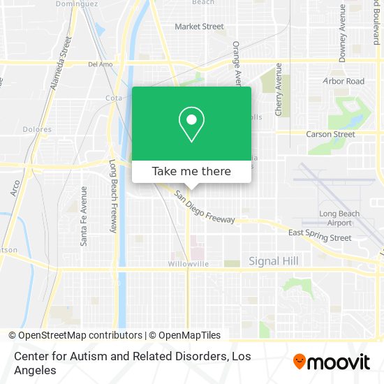 Mapa de Center for Autism and Related Disorders