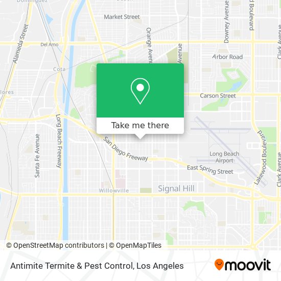 Antimite Termite & Pest Control map