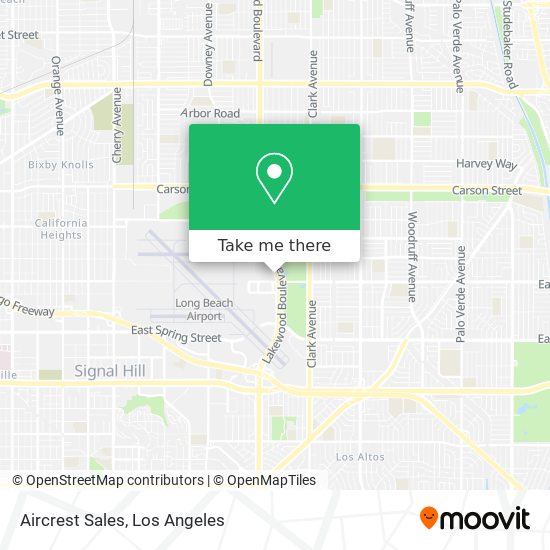 Aircrest Sales map