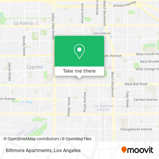 Biltmore Apartments map