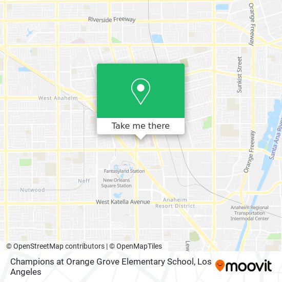 Mapa de Champions at Orange Grove Elementary School