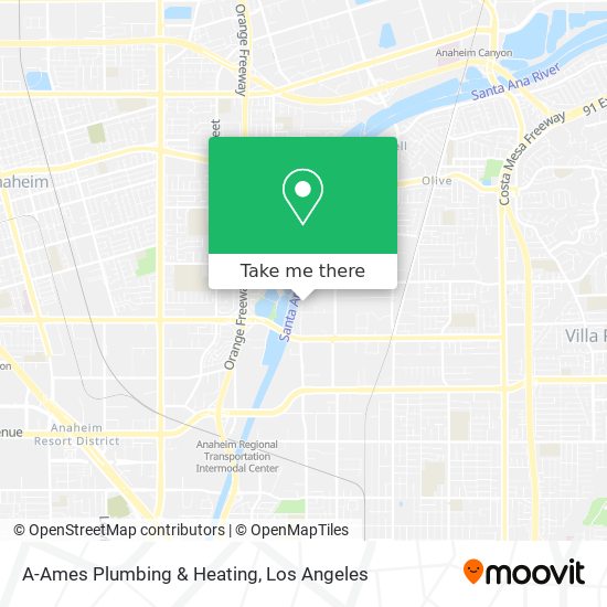 A-Ames Plumbing & Heating map