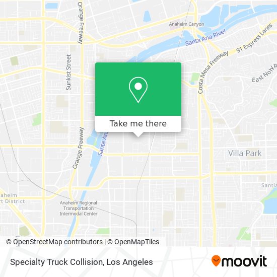 Specialty Truck Collision map