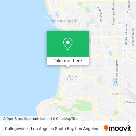 Collegewise - Los Angeles South Bay map