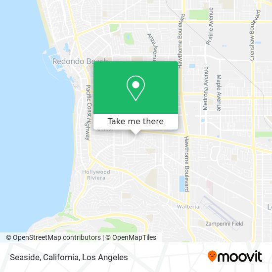 Mapa de Seaside, California