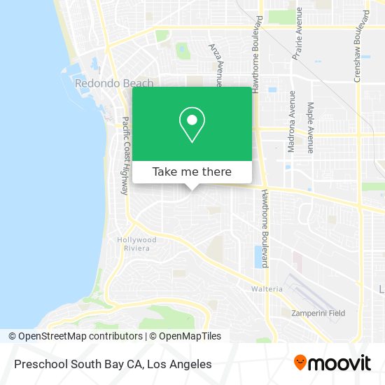 Preschool South Bay CA map