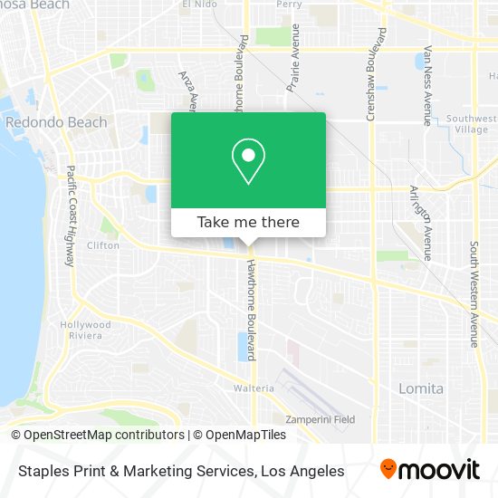 Staples Print & Marketing Services map