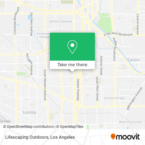 Lifescaping Outdoors map