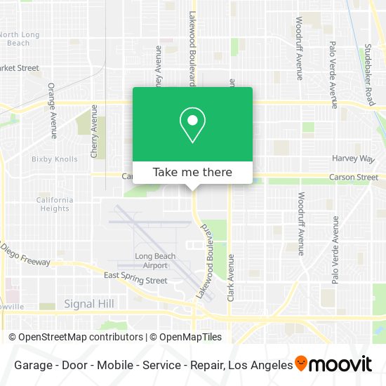 Garage - Door - Mobile - Service - Repair map