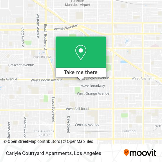 Carlyle Courtyard Apartments map