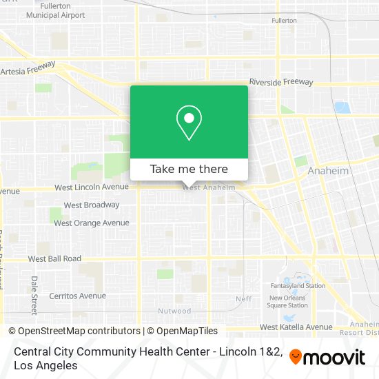 Mapa de Central City Community Health Center - Lincoln 1&2