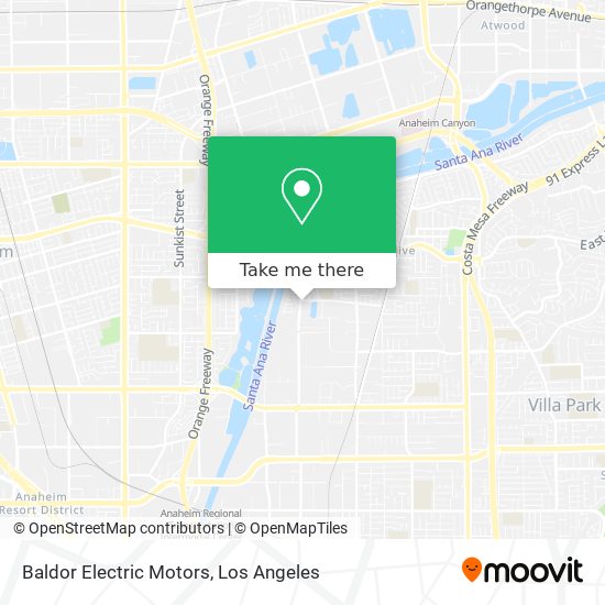 Baldor Electric Motors map