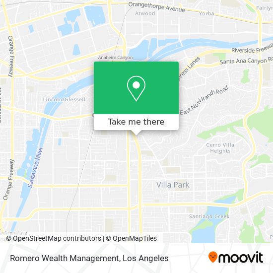 Romero Wealth Management map