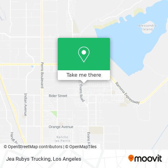 Jea Rubys Trucking map