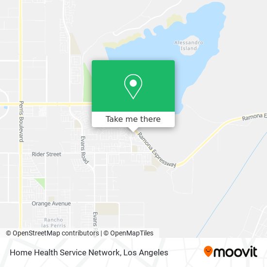 Home Health Service Network map
