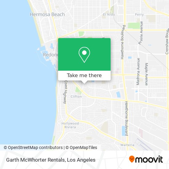 Garth McWhorter Rentals map