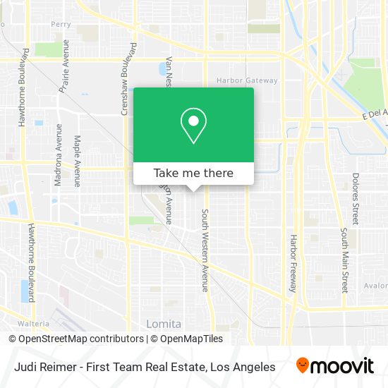 Judi Reimer - First Team Real Estate map