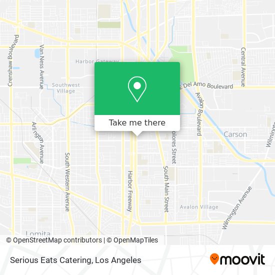 Serious Eats Catering map