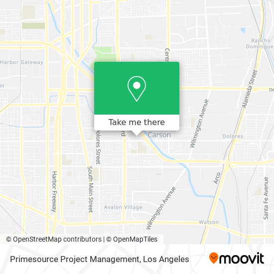 Primesource Project Management map