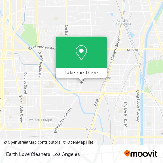 Earth Love Cleaners map