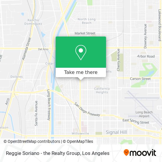 Mapa de Reggie Soriano - the Realty Group
