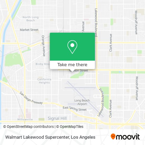 Mapa de Walmart Lakewood Supercenter