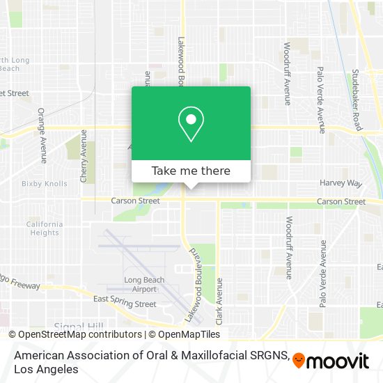 Mapa de American Association of Oral & Maxillofacial SRGNS