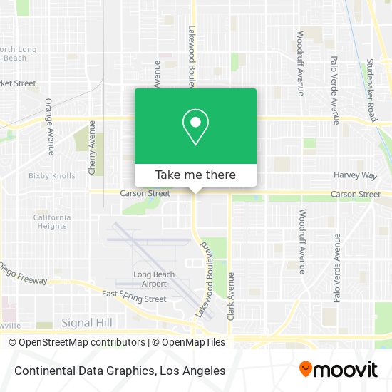 Mapa de Continental Data Graphics