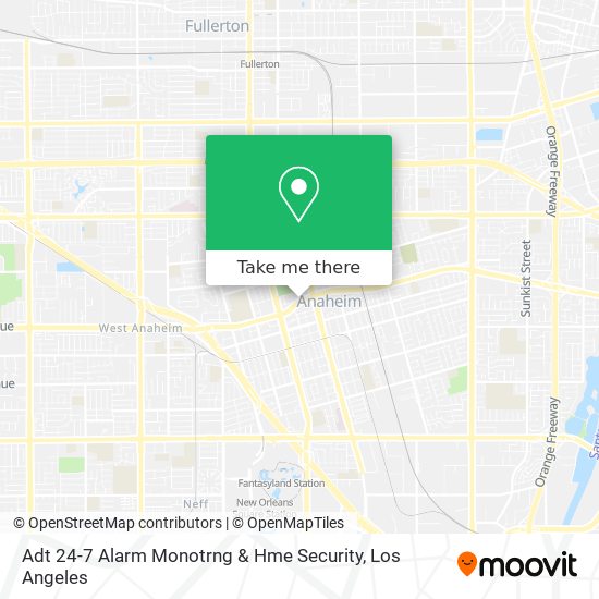 Mapa de Adt 24-7 Alarm Monotrng & Hme Security