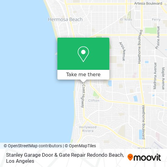 Mapa de Stanley Garage Door & Gate Repair Redondo Beach