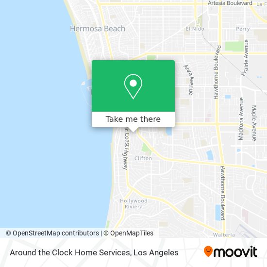 Mapa de Around the Clock Home Services