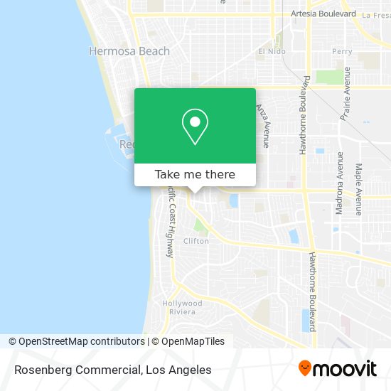 Mapa de Rosenberg Commercial