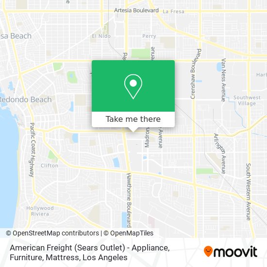 American Freight (Sears Outlet) - Appliance, Furniture, Mattress map