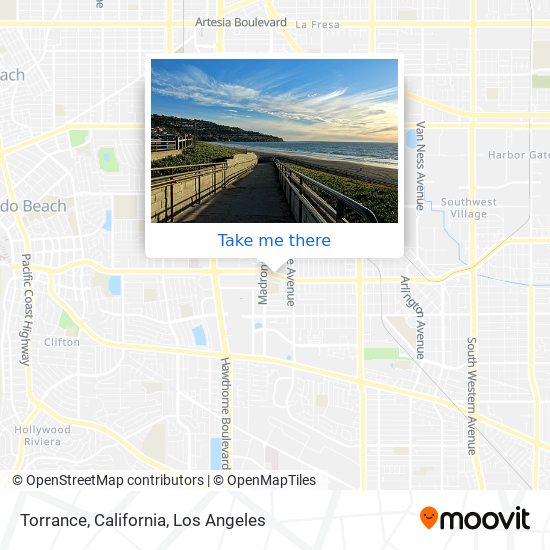 Mapa de Torrance, California