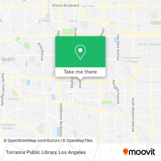 Mapa de Torrance Public Library