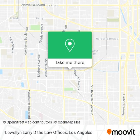 Mapa de Lewellyn Larry D the Law Offices