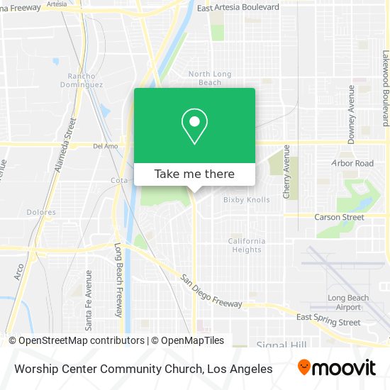 Mapa de Worship Center Community Church