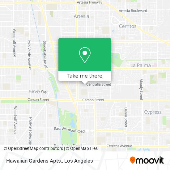 Hawaiian Gardens Apts. map