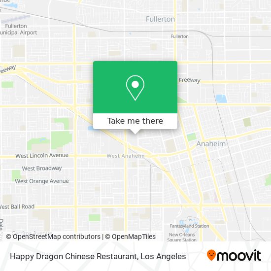 Mapa de Happy Dragon Chinese Restaurant