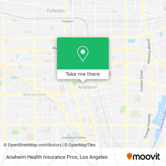 Anaheim Health Insurance Pros map