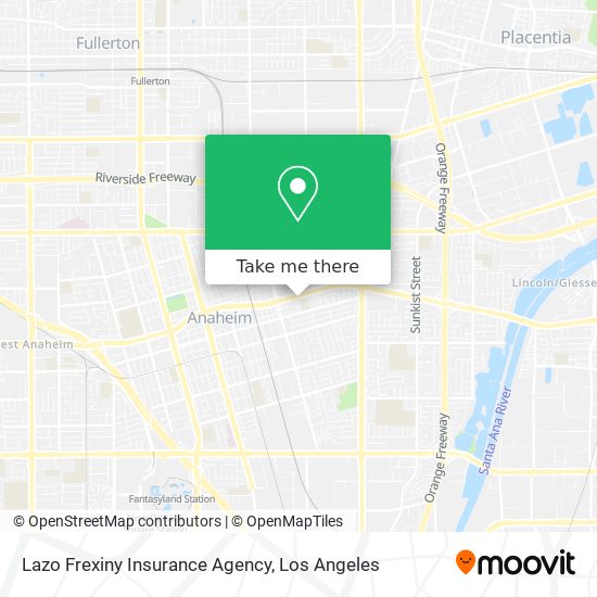 Mapa de Lazo Frexiny Insurance Agency