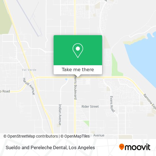 Mapa de Sueldo and Pereleche Dental