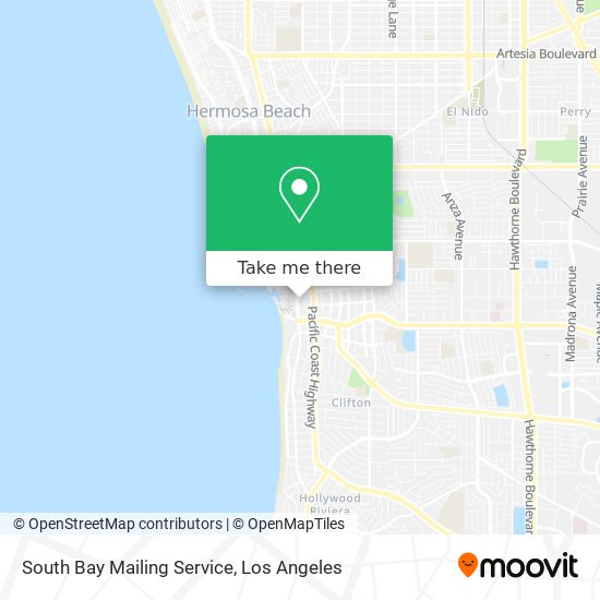 Mapa de South Bay Mailing Service