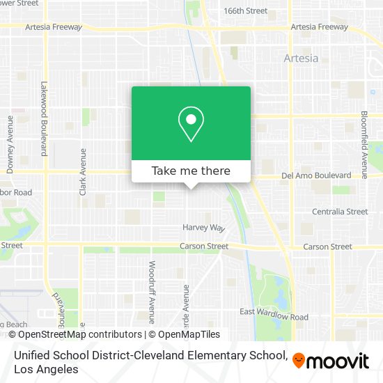 Unified School District-Cleveland Elementary School map