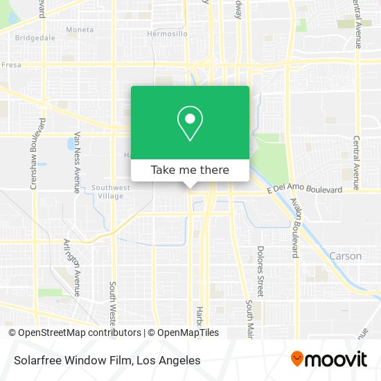 Solarfree Window Film map
